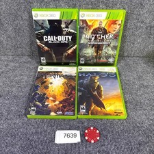 Lotto videogiochi Witcher 2 Assassins Kings COD BLOPS Stormrise Halo 3 Xbox 360 ottime condizioni