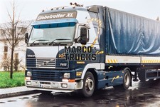 Truck photo Volvo FH12 Tarpaulin trailer Ireland blue Globetrotter XL,E. M #a5na