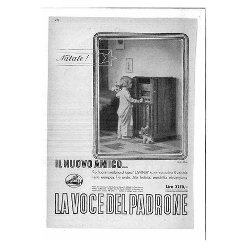 Radiogrammofono lavinia - radiogrammofono,