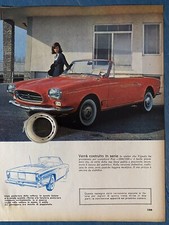 Rara Pubblicita’ FIAT 1300-1500 Spider VIGNALE 1964