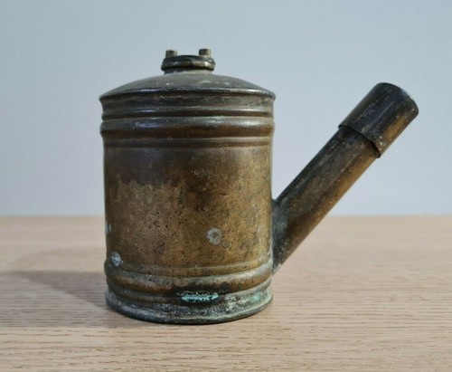 Antico lume olio ottone - antico, ad