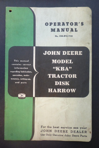 Manuale operatori erpici - operatori,