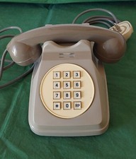 TELEFONO SIP VINTAGE S62 A TASTIERA COLORE GRIGIO ITALTEL MADE IN ITALY SPINA 3