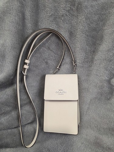 Tracolla telefono coach - telefono, bianco