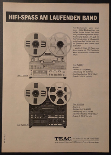 Teac 2000 r - teac, r/m