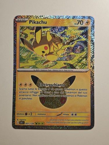 Pikachu 051 128 - 29/30,