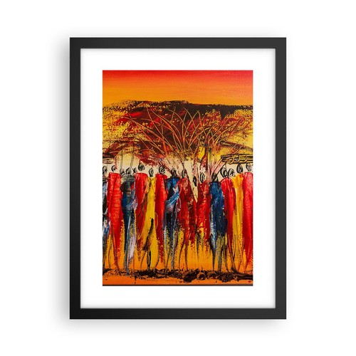 Poster 30x40cm africa tribù - poster,