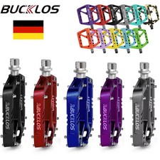 Pedali Piattaforma Piattaforma Mountain Bike 9/16" 3 Cuscinetti Alluminio Allargare Pedali