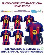Maglia Barcelona 25/26| Home | Maglia Barca| Blaugrana| Bambino| Mas que un club