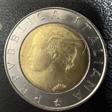 500 Lire Italiane Polizia Di