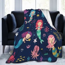 Coperta morbida flanella pesce