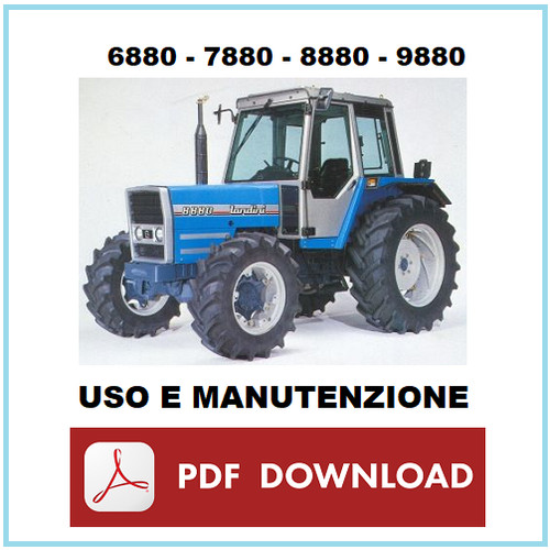 Landini 8880 2rm 4rm - 8880, manuale