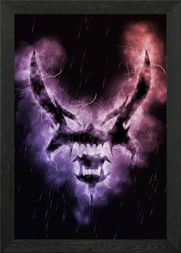 Quadro stampa tela poster - su,