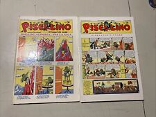 PISELLINO Volume I e II Nerbini Anno 1939 ristampa anastatica cartonati