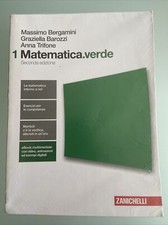 1 MATEMATICA .VERDE seconda edizione  ISBN  9788808137340