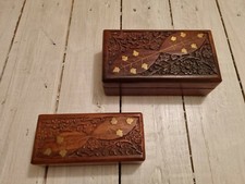 Scatolette Legno Con Decori