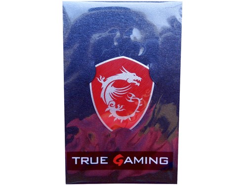Adesivo msi true gaming - true, red