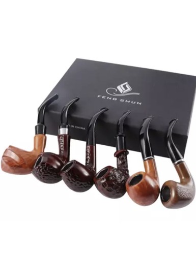Durable wooden pipe smoking - 6x,