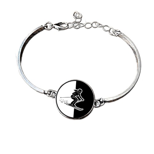 Bracciale sci regalo sciatore - bracciale,