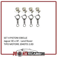 SET 4 PISTONI E BIELLE  Jaguar XE e XF - Land Rover TIPO MOTORE 204DTD 2.0D