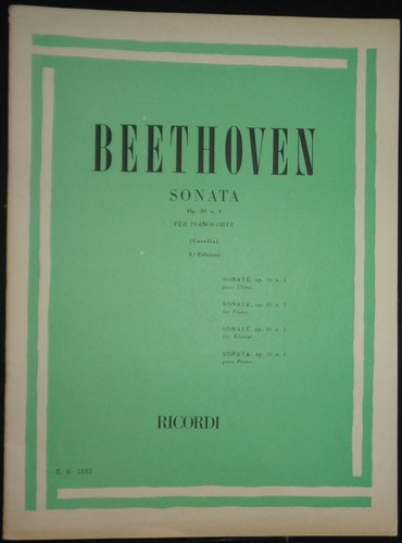 Beethoven sonata n 1 - beethoven,