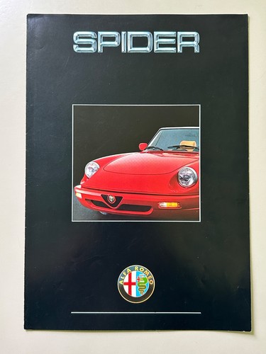 Alfa romeo spider - romeo, catalogo