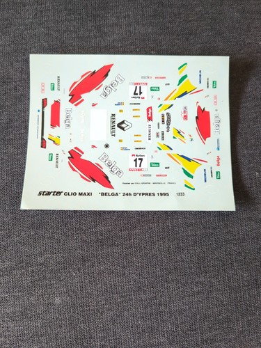 Decal renault clio - decal,