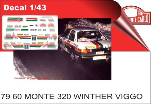 Decal 43 rally - decal, 1/43