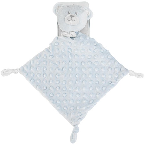 Doudou orsetto neonato - doudou, azzurro