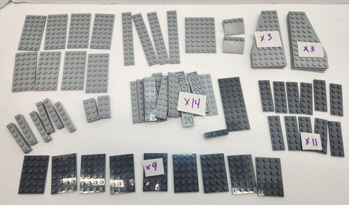 Lego lotto piastre base pezzi