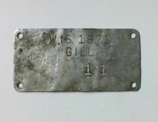 Etichetta licenza Wisconsin