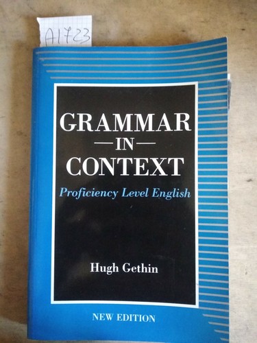 Grammar context hugh - grammar, gethin
