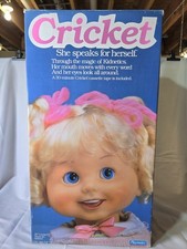 Bambola parlante cricket 1986