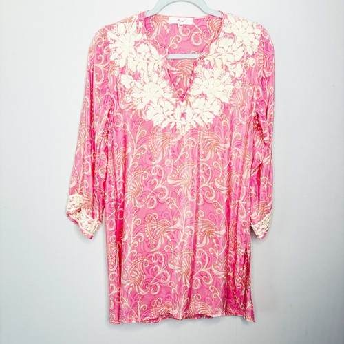 Top tunica seta rosa - , amaya