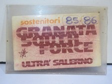 vecchia tessera SALERNITANA CALCIO tifoseria GRANATA SOUTH FORCE ULTRA SALERNO