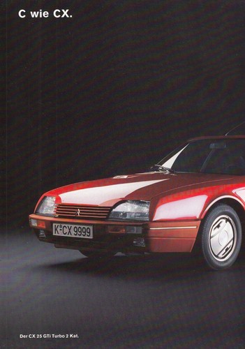 Brochure depliant citroen - brochure,