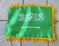 Bandiera da tavolo Arabia Saudita bandiera scrivania 30x25x40 cm
