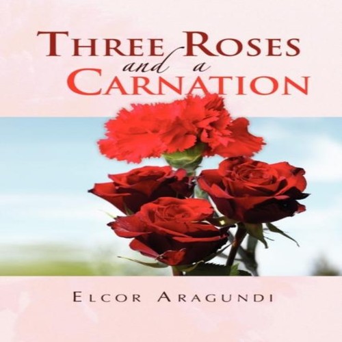 Three roses and carnation - roses,