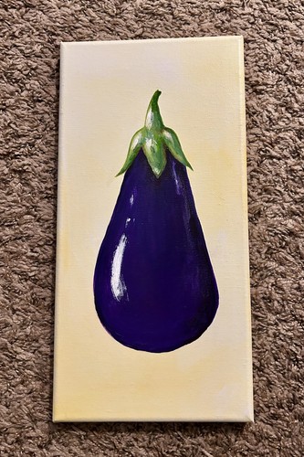 Piccole melanzane acriliche - melanzane,
