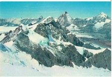 VERCELLI - MONTE ROSA - PANORAMICA DAL LYSKAMM OCCIDENTALE - POLLUCE ROCCIA NERA