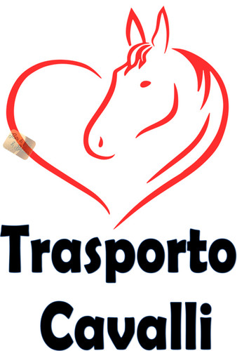 Adesivo auto trasporto cavalli - auto,