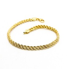 Bracciale oro 18 kt uomo/donna 18 carati 750/1000 gioiello unisex elegante