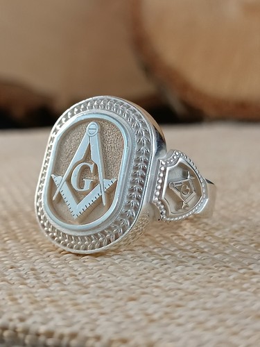 Anello massone argento - anello,