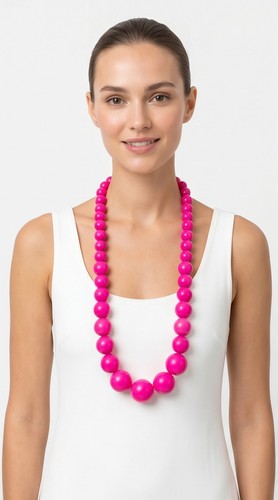 Collana lunga resina cm - 70,