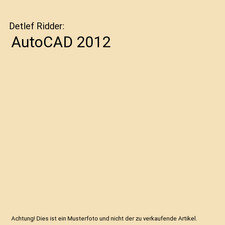 AutoCAD 2012, Detlef Ridder