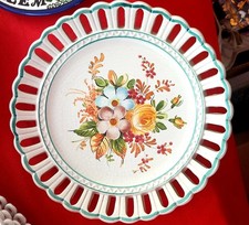 5 Ceramiche 'Bassano'  Dipinte A Mano