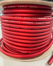 Cavo di Alimentazione Flessibile per Amplificatori 4AWG 21mm² Rosso o Nero