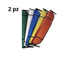 2 Pezzi Parasole Parabrezza Auto Protezione Cruscotto Ventose 140x70 Pieghevole