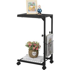 Tavolino Laterale a Forma di C