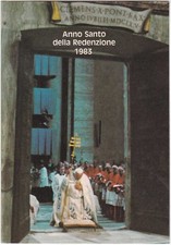 PAPA GIOVANNI PAOLO II - ANNO SANTO DELLA REDENZIONE 1983 - ROMA -99316-